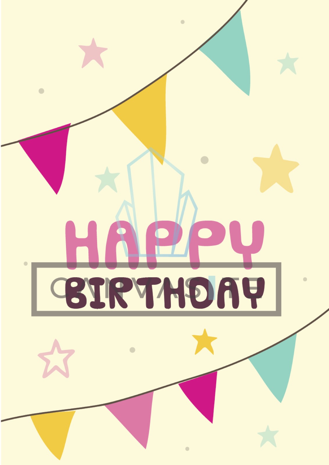 Happy Birthday — bunting