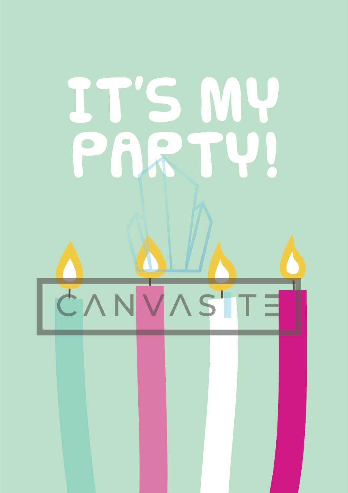 It's my party! — candles