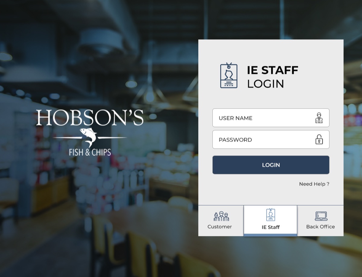 Hobson's Fish & Chips โ iPad Ordering App