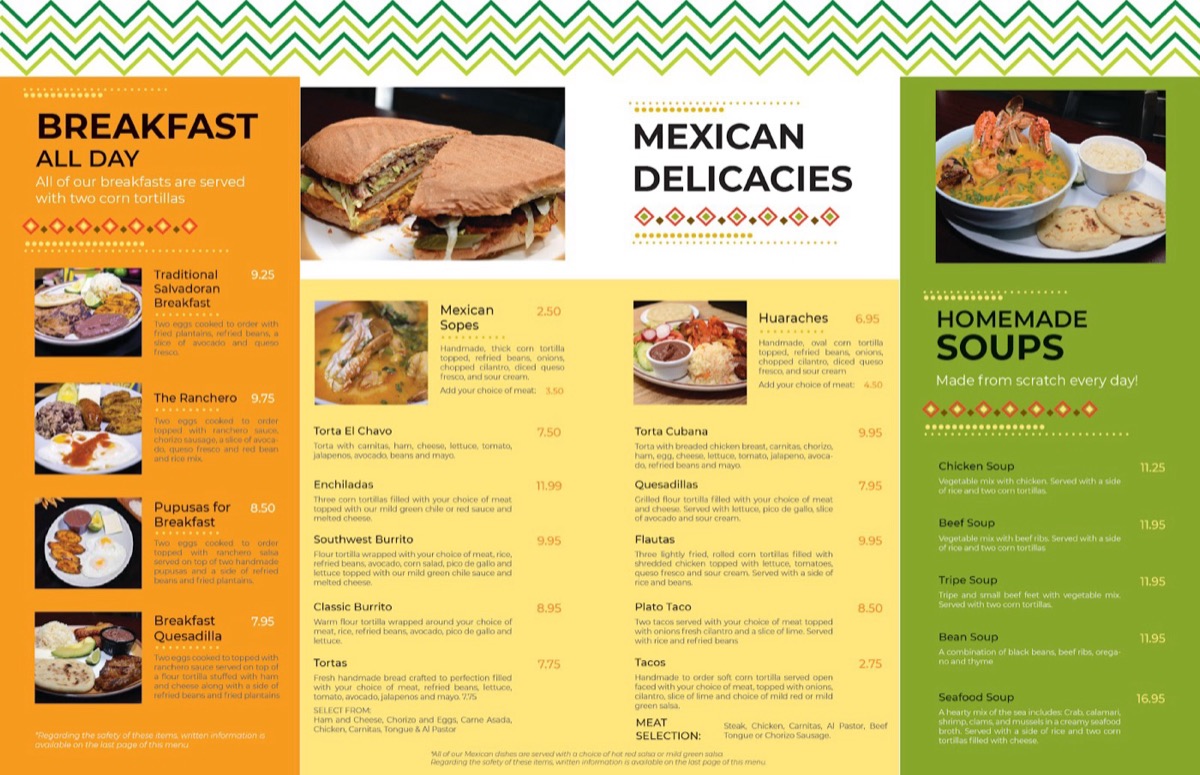 La Roca Pupuseria — Restaurant Menu — image 3