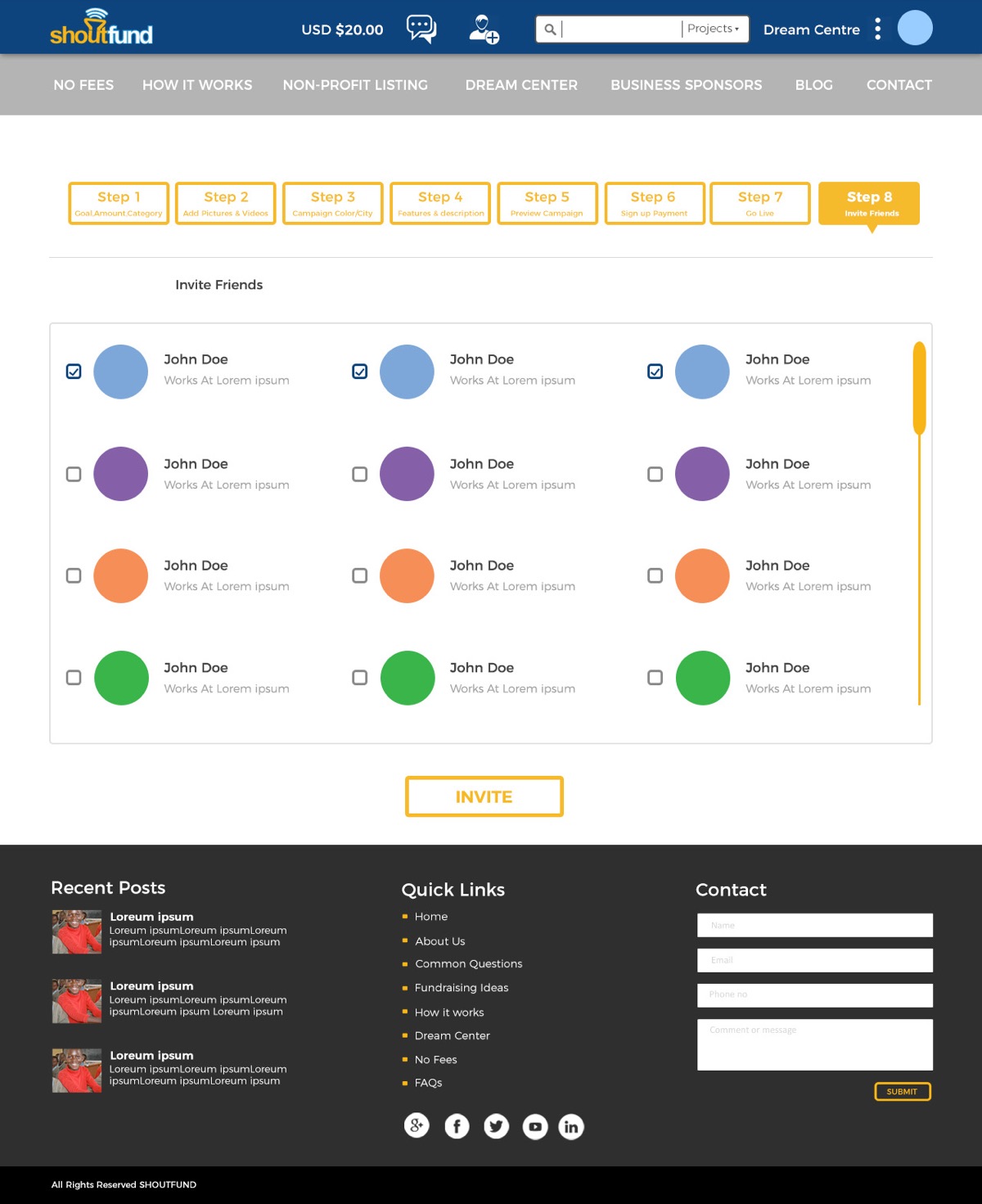 Shoutfund — Crowdfunding Platform UI — image 19
