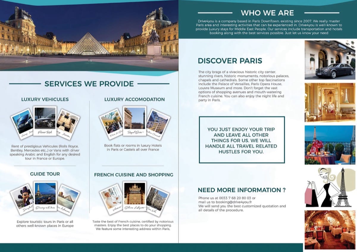 Trip to Paris — Flyer & Bi-fold Brochure — image 7